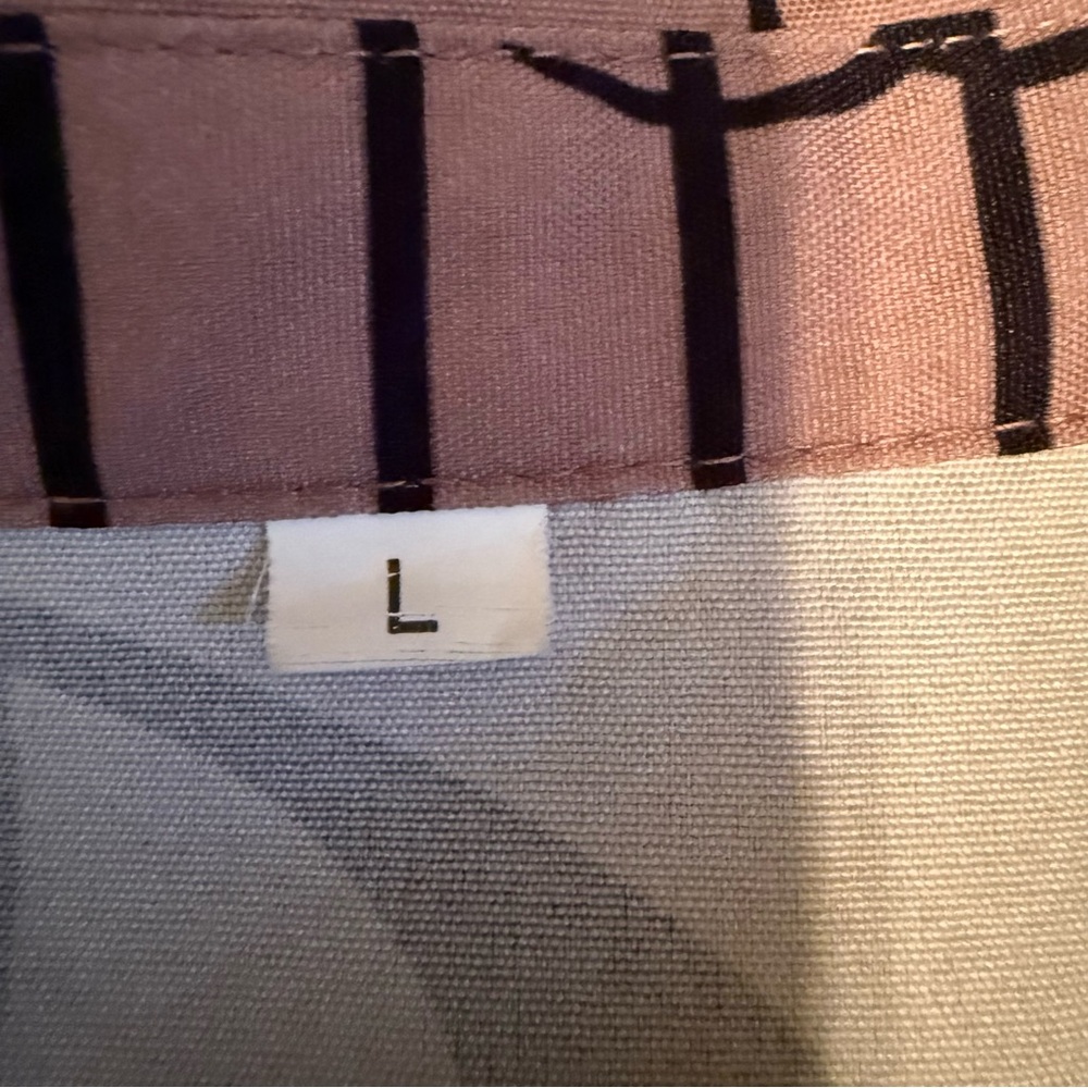 Music Notes tan Long Sleeve Button Up Shirt size L - Picture 6 of 10